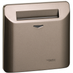 Schneider Electric 施耐德電氣 E8431EKT SZ Zencelo 電子插卡開關掣連指示燈 (銀銅)